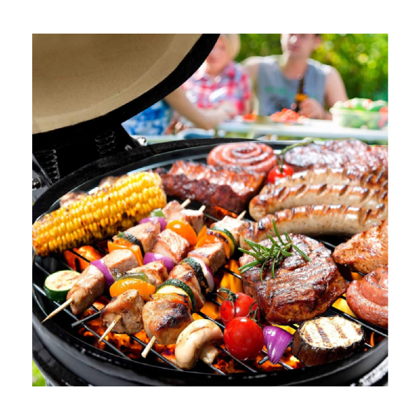 KAMADO IMS-18 BLACK Ψησταριά Κάρβουνου Φ45.7cm | Kamado| Image 5