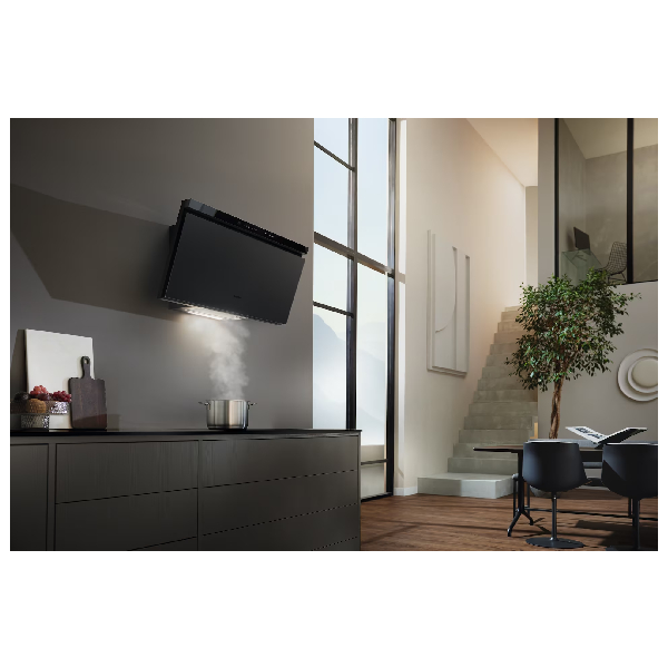 MIELE DAH4980 Wall Mounted Chimney Hood, Obsidian Black Matt | Miele| Image 3