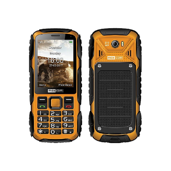 MAXCOM MM920 Mobile Phone, Orange/Black