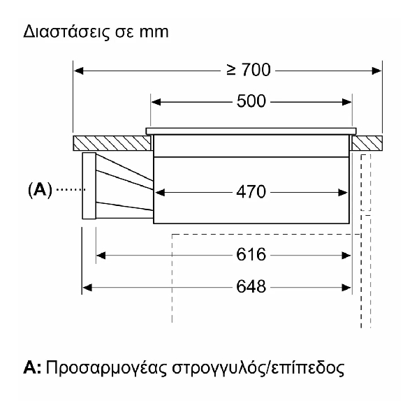 BOSCH PVQ811H26E Επαγωγική Eστία με Eνσωματωμένο Απορροφητήρα, Μαύρο | Bosch| Image 5