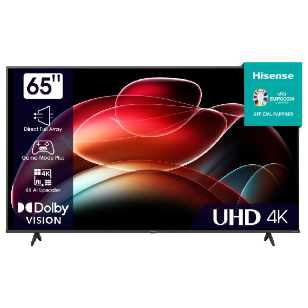 HISENSE 65A6K LED 4K UHD Smart Τηλεόραση, 65"