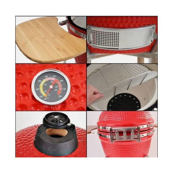 KAMADO IMS-21 RED Ψησταριά Κάρβουνου Φ55cm | Kamado| Image 4