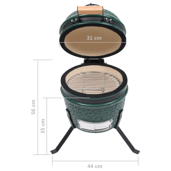 KAMADO IMS-13 GREEN Ψησταριά Κάρβουνου Φ32cm | Kamado| Image 3