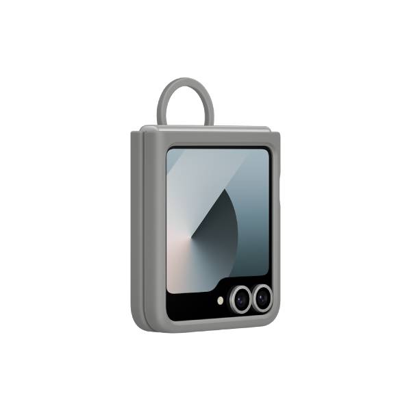 SAMSUNG Silicone Case with Ring for Galaxy Z Flip6, Gray | Samsung| Image 2