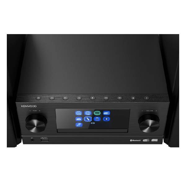 KENWOOD M-9000S-B Smart Hi-Fi Micro System, Black | Kenwood| Image 3