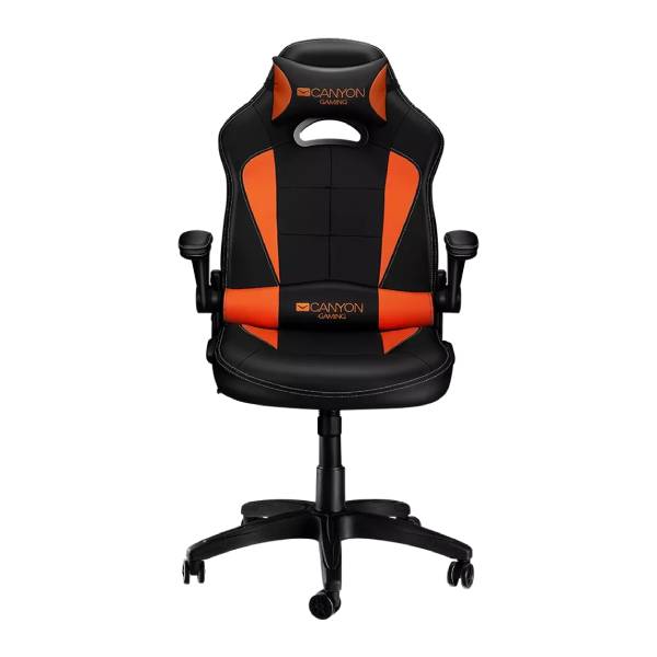 CANYON CND-SGCH2 Gaming Chair, Black/Orange