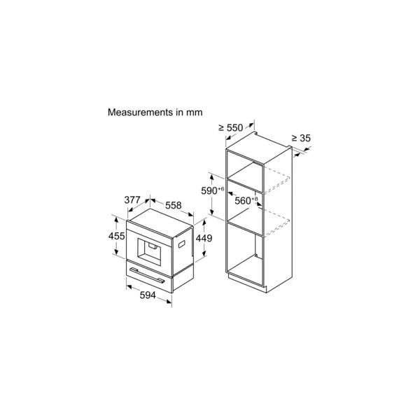 BOSCH CTL7181B0 Series 8 Εντοιχιζόμενη Πλήρως Αυτόματη Καφετιέρα, Μαύρο | Bosch| Image 5