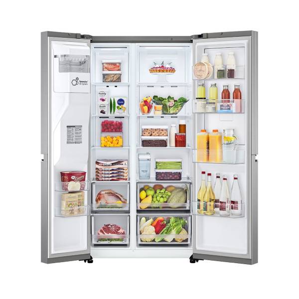 LG GSJV71PZTE Refrigerator Side by Side, With Water Tank, Silver | Lg| Image 4