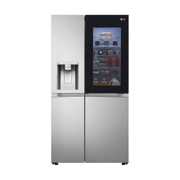 LG GSXV91BSAF Refrigerator Side by Side, With Water Tank, Silver