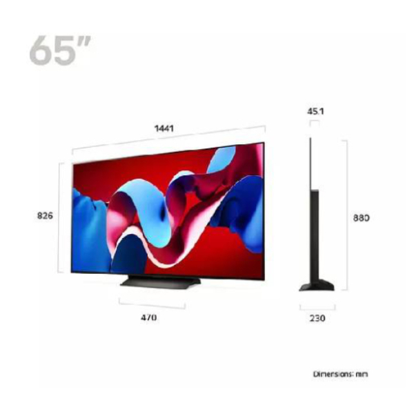 LG OLED65C46LA OLED Evo AI C4 4K Smart Τηλεόραση, 65" | Lg| Image 2