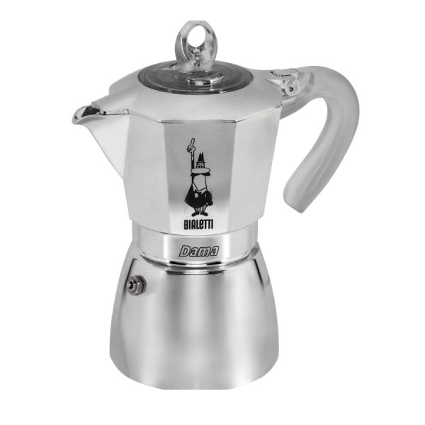 BIALETTI 783211 Dama Pure Ice Espresso Coffee Maker, Silver