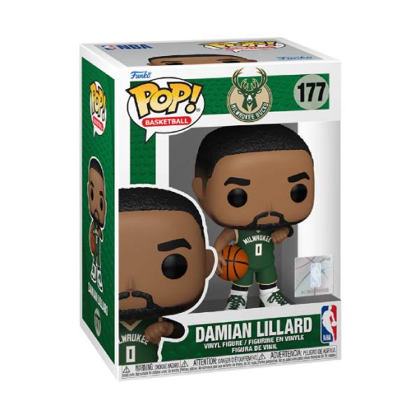 FUNKO Pop! Milwaukee Bucks - Damian Lillard, Φιγούρα | Funko| Image 2