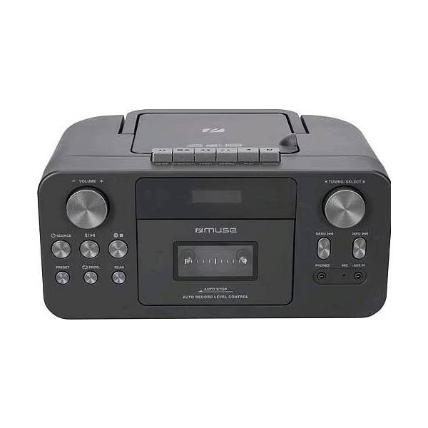 MUSE M-182 DB Portable Radio with Cassette/CD/FM/BT Support | Muse| Image 2