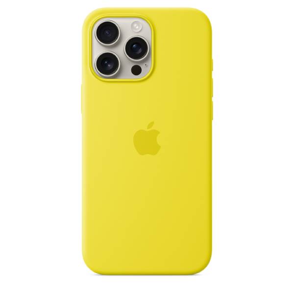 APPLE Silicone Case With MagSafe For iPhone 16 Pro Max Smartphone, Star Fruit Yellow  | Apple| Image 2