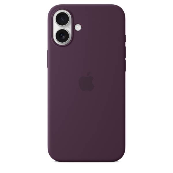 APPLE Θήκη Σιλικόνης Με MagSafe Για iPhone 16 Plus Smartphone, Plum Μωβ | Apple| Image 4