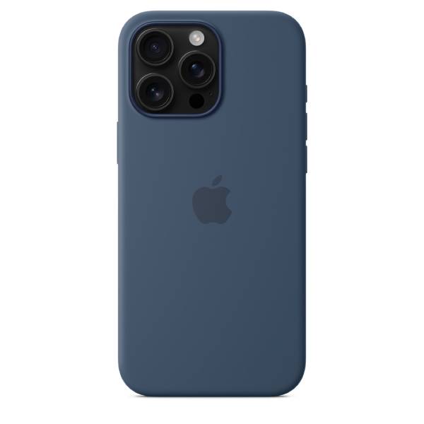 APPLE Θήκη Σιλικόνης Με MagSafe Για iPhone 16 Pro Max Smartphone, Denim Μπλε | Apple| Image 4