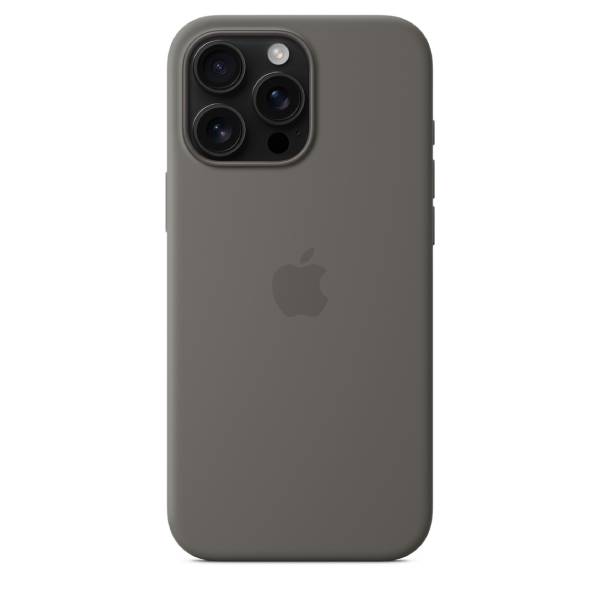 APPLE Silicone Case With MagSafe For iPhone 16 Pro Max Smartphone, Stone Gray | Apple| Image 4