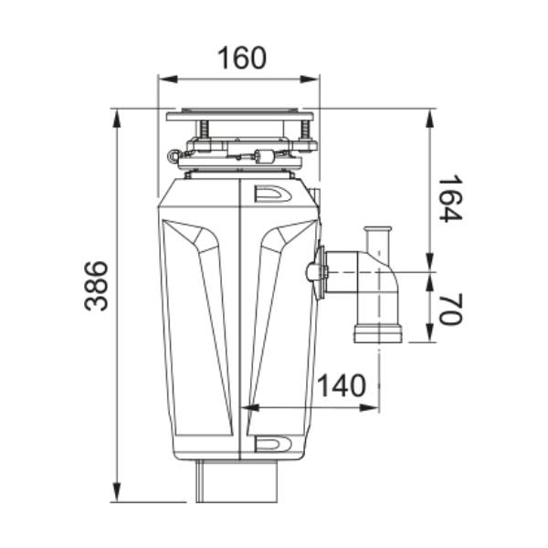 FRANKE Elite Slimline 75 Waste Disposal | Franke| Image 2