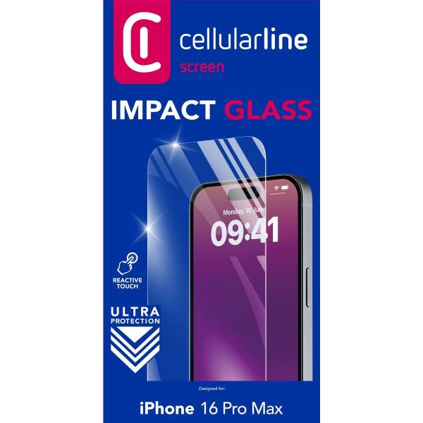 CELLULARLINE Προστατευτικό Γυαλί Οθόνης Για iPhone 16 Pro Max Smartphone | Cellular-line| Image 3