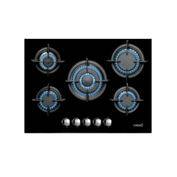 CATA L-7005 CL Gas Hob 70cm, Black