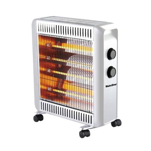 MATESTAR MAT-22W Quartz Heater, White 2200 Watts