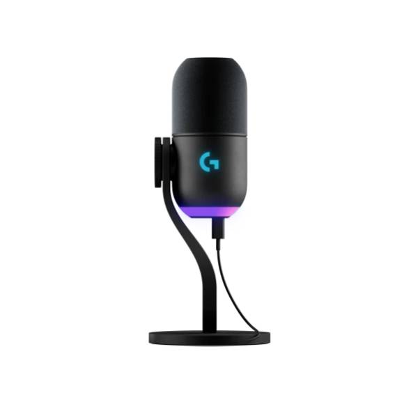 LOGITECH G YETI GX RGB Ενσύρματο Gaming Μικρόφωνο, Μαύρο