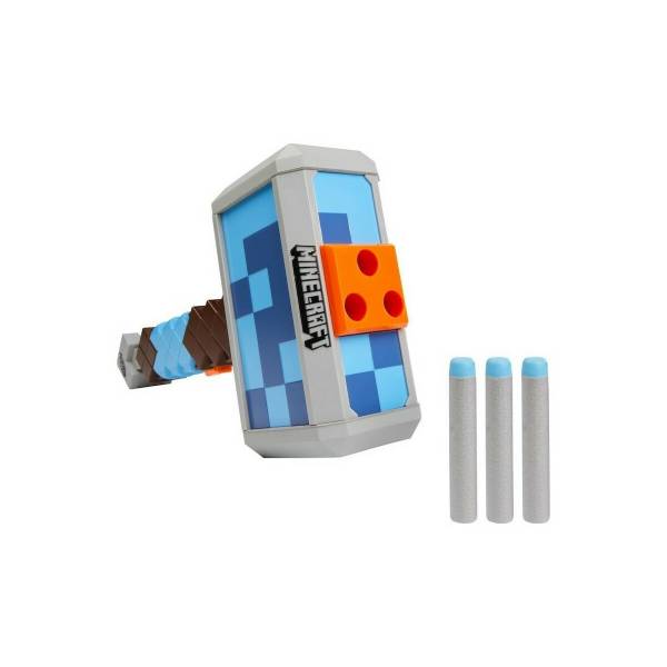 HASBRO Nerf Minecraft Stormlander Dart-Blasting Hammer Blaster | Hasbro| Image 3