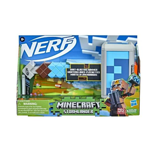 HASBRO Nerf Minecraft Stormlander Dart-Blasting Hammer Blaster | Hasbro| Image 4