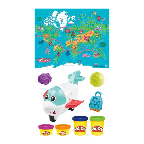 HASBRO Airplane Explorer Play-doh - Toy, 4 Jars