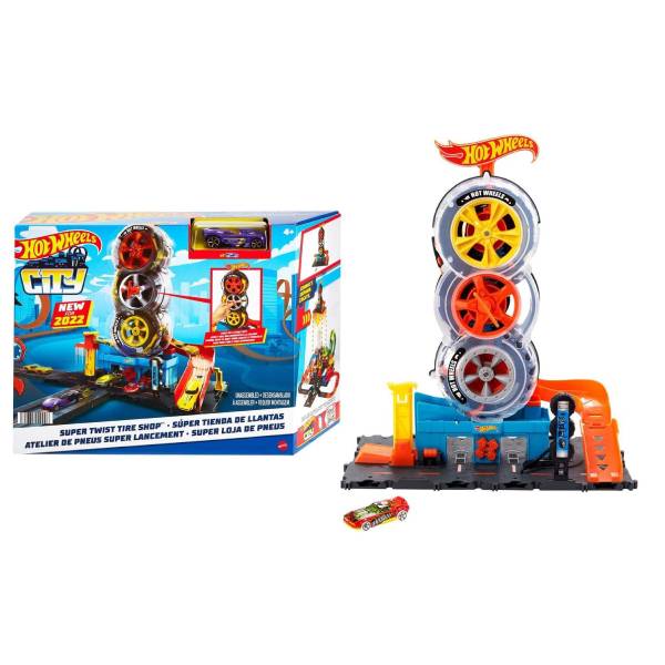 MATTEL Hot Wheels, Πίστα Super Twist Tire Shop | Mattel