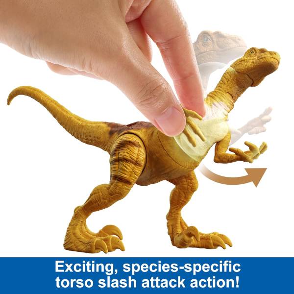 MATTEL Jurassic World: Epic Evolution Strike Attack - Velociraptor, Δεινόσαυρος | Mattel| Image 2