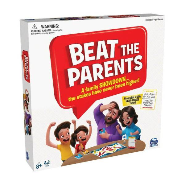 SPIN MASTER Board Games: Beat The Parents The Bet, Greek Version 