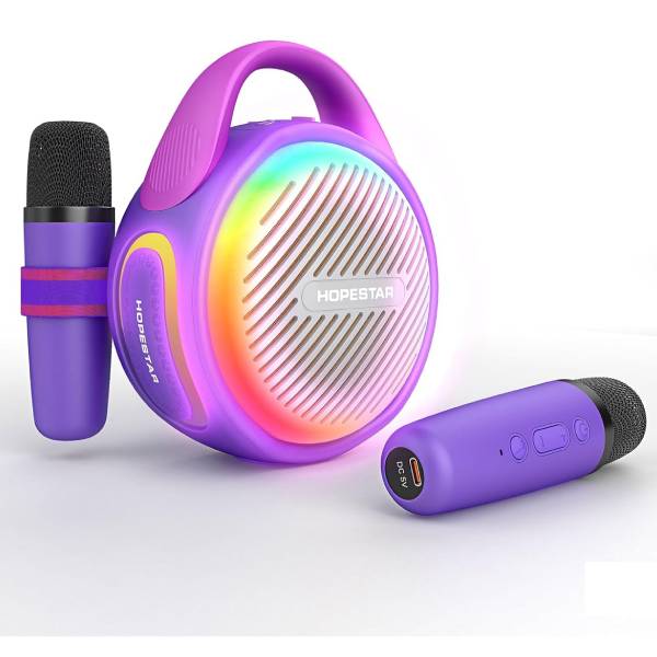 HOPESTAR S10, Portable Karaoke Speaker, Purple