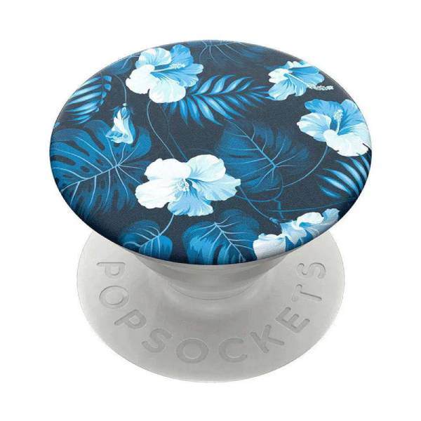 POPSOCKET 800989 PopSocket Blue Island, Blue with Light Blue Flowers