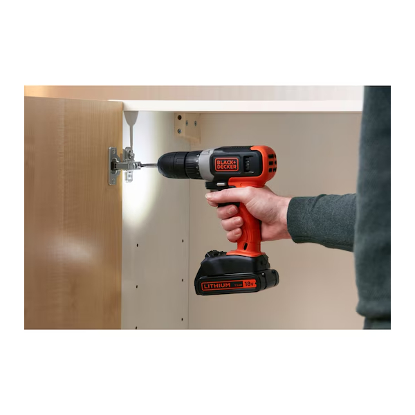 BLACK & DECKER BCD001C1 Δραπανοκατσάβιδο Μπαταρίας 18V, 1X1.5 Ah | Black-decker| Image 5