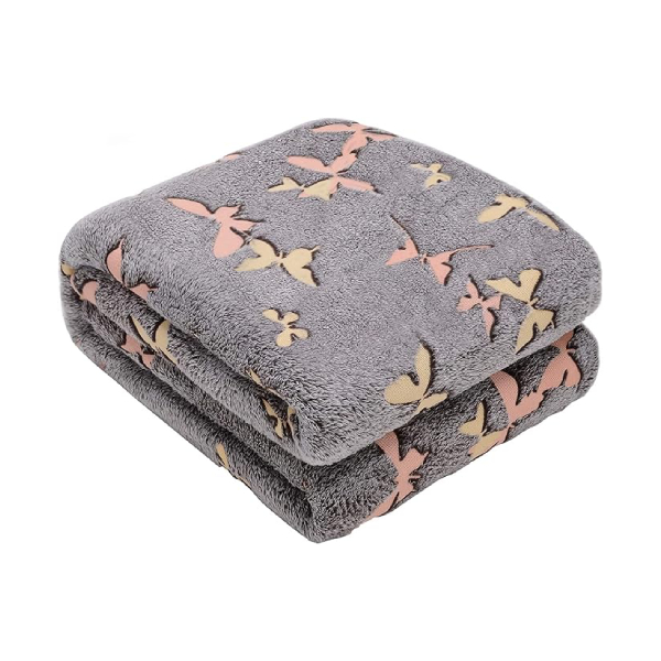 KANGURU Plaid Butterflies Blanket, 130x150 cm