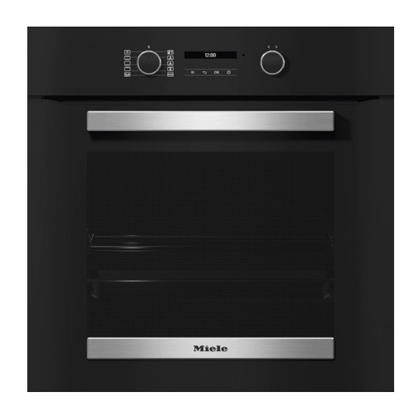 MIELE H 2465 Εντοιχιζόμενος Φούρνος, Μαύρο