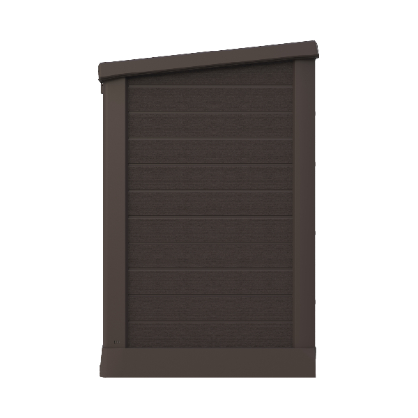 DURAMAX 86631-1200L FLAT Outdoor Storage Cabinet 145X82.5X125cm Brown | Duramax| Image 4