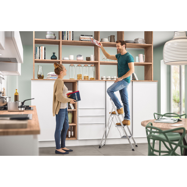 HAILO K60 Aluminum Ladder 2 steps | Hailo| Image 5