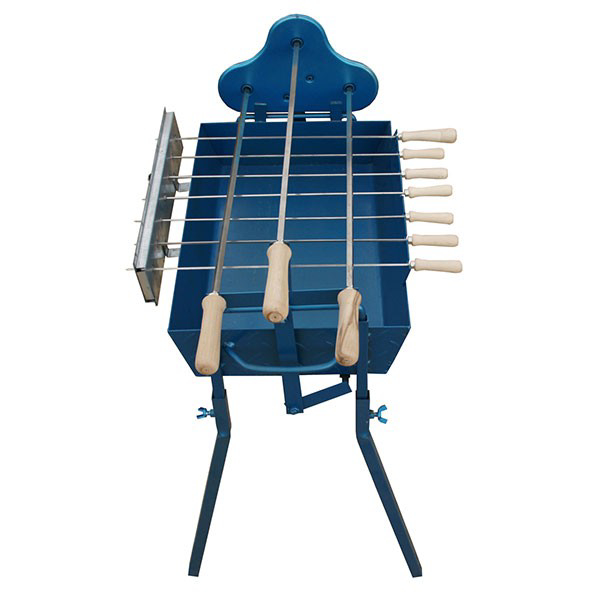 Charcoal Grill Cypriot Foukou Blue 50Χ32 cm | Korakas| Image 3