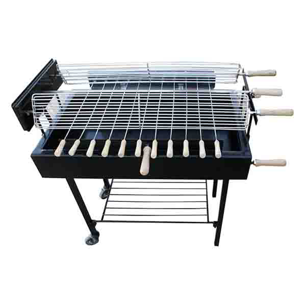 Charcoal Grill Cypriot Foukou MRD-05 Black 80Χ50 cm | Korakas| Image 4