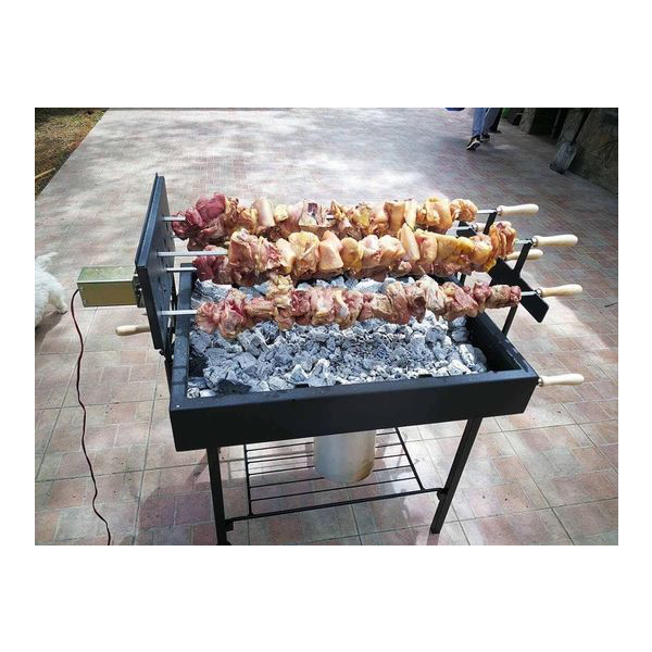 Charcoal Grill Cypriot Foukou MRDX5 Black 80Χ60 cm | Korakas| Image 3