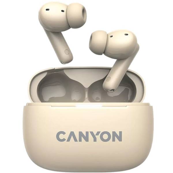 CANYON OnGo 10 ANC True Wireless Ακουστικά, Μπεζ | Canyon