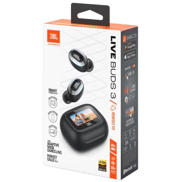 JBL Live Buds 3 True Wireless Headphones, Black | Jbl| Image 5