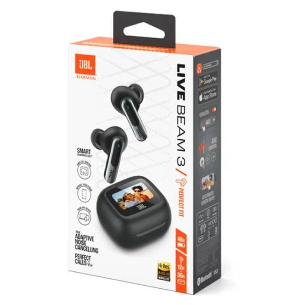 JBL Live Beam 3 True Wireless Headphones, Black | Jbl| Image 5