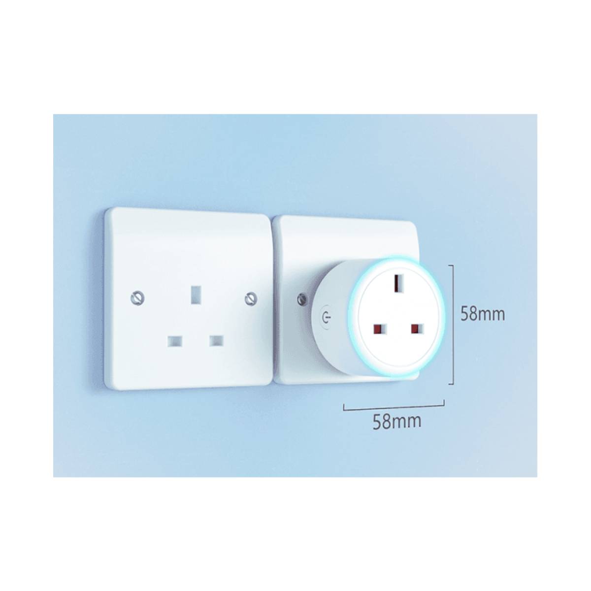 WOOX R6147 13A, Smart Plug UK, 2 Pieces | Woox| Image 3