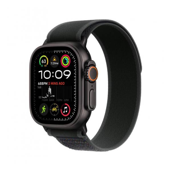 APPLE Smartwatch Ultra 2 GPS + Cellular 49mm, Μαύρο Titanium με Μαύρο Trail Loop - Small/Medium | Apple| Image 2