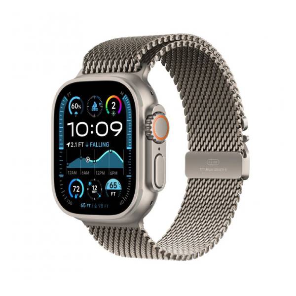 APPLE Smartwatch Ultra 2 GPS + Cellular 49mm Φυσικό Titanium με Milanese Loop - Small | Apple| Image 2