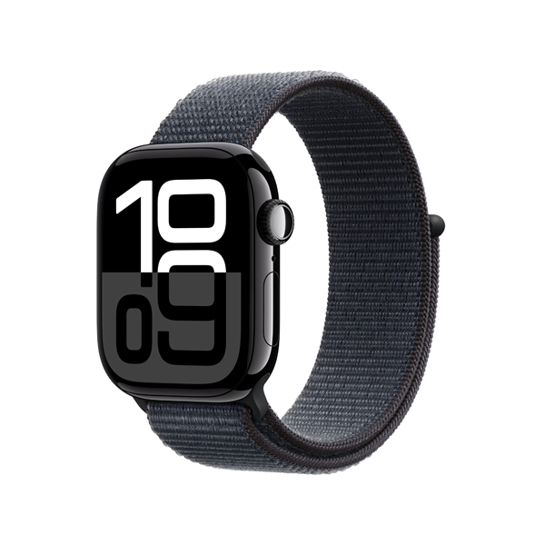 APPLE Smartwatch Series 10 GPS + Cellular 46mm, Jet Μαύρο Aluminium με Ink Sport Λουράκι | Apple| Image 2