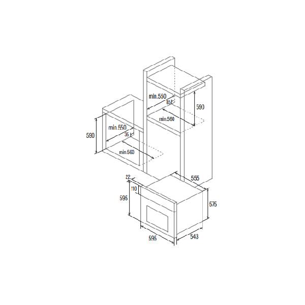 ZAFIR MFOZ 688 Biuilt-In Oven  | Zafir| Image 2